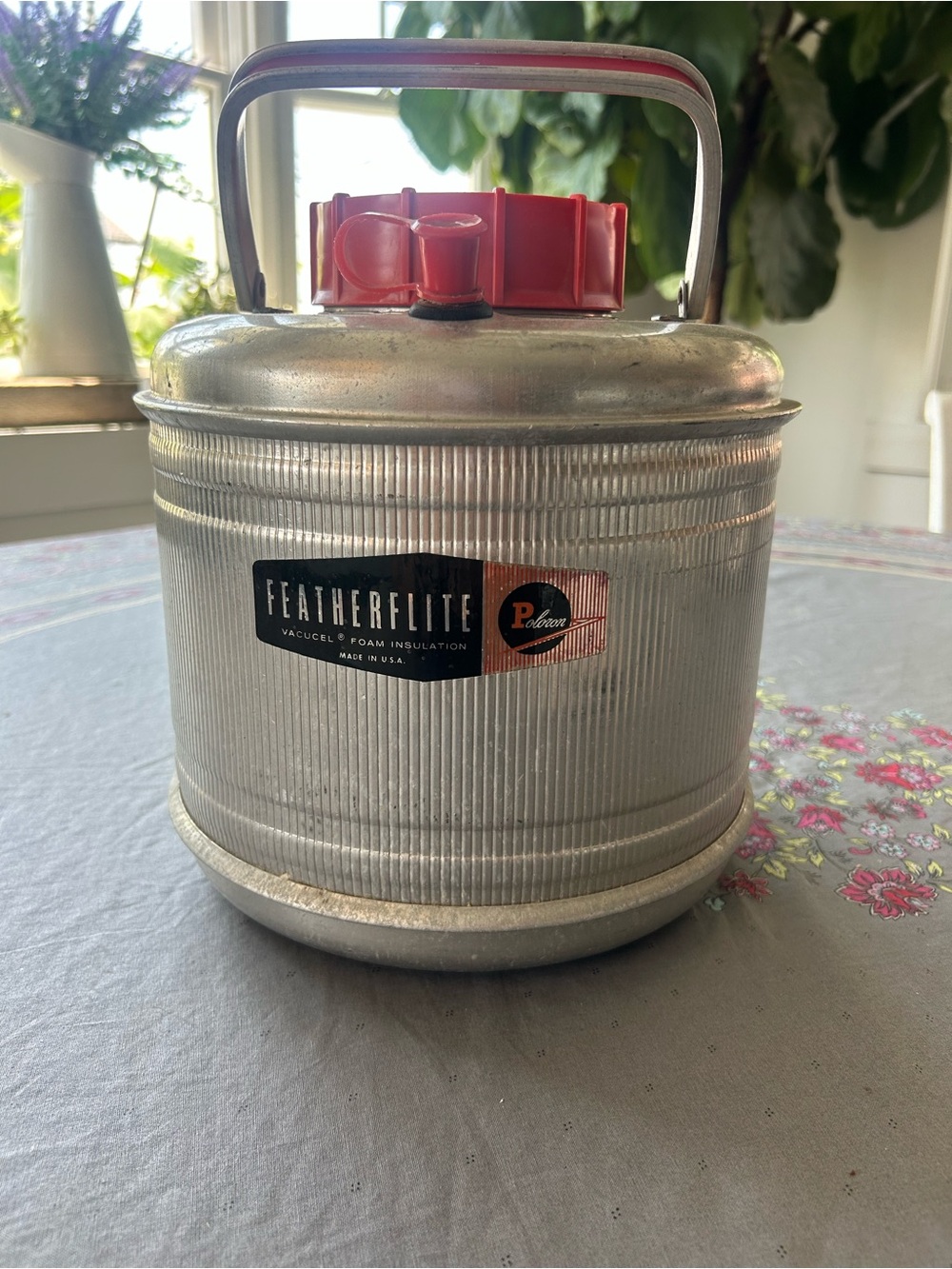 Featherflite by Poloron Mid-Century thermal beverage container - Picture 7 of 7